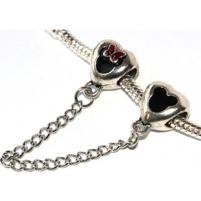 Fashion Jewerly Korálek Oddělovač na řetízku Myška Myšák Mickey Minnie Mouse 3083 – Zboží Mobilmania