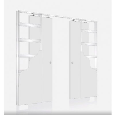 Eclisse dvoukřídlé 1100+1100/1970 mm x KIT 100 mm SDK – Sleviste.cz