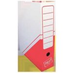 Hit Office Magazin box archivační box červený 305 x 225 x 75 mm – Sleviste.cz