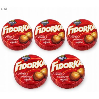 Opavia Fidorka Hořká s oříškovou náplní 30 g – Hledejceny.cz