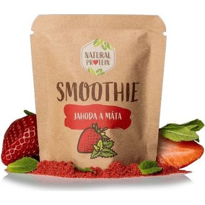 Naturalprotein Smoothie jahoda máta 20 g