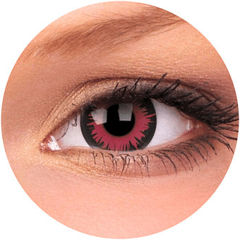 Gelflex Kontaktní čočky - Upíří oči - nedioptrické jednodenní 2 čočky