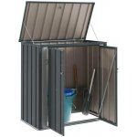 Omaxi zahradní úložná bedna 101,5 x 57 x 100,5 cm ocel černá 750457 – Hledejceny.cz
