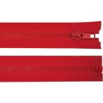Kostěný zip dělitelný, délka 85 cm - červený – Hledejceny.cz