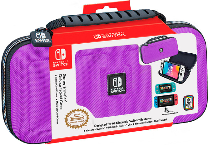 BigBen Deluxe Cestovní Pouzdro Nintendo Switch - růžová