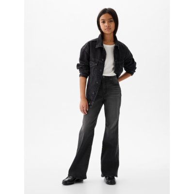 GAP Dětské džíny Flare high rise Černá – Zboží Dáma