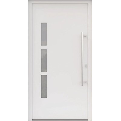 ARON vchodové dveře 3131-1 bílé 100 x 200 cm P – Hledejceny.cz