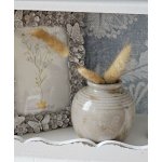 Světle hnědo-šedá baňatá vázička Mitto - Ø 8*8 cm - Clayre & Eef – Hledejceny.cz