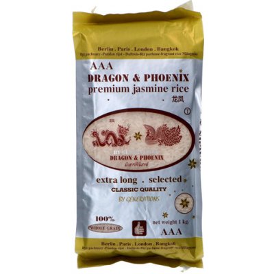 Dragon & Phoenix jasmínová rýže Kambodža 1 kg – Zboží Mobilmania