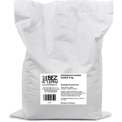 Život bez lepku Pohanková mouka hladká 5 kg – Zboží Dáma
