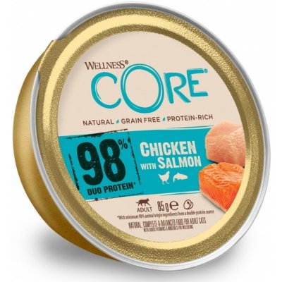 Wellness Core 98% Kuřecí Losos 85 g