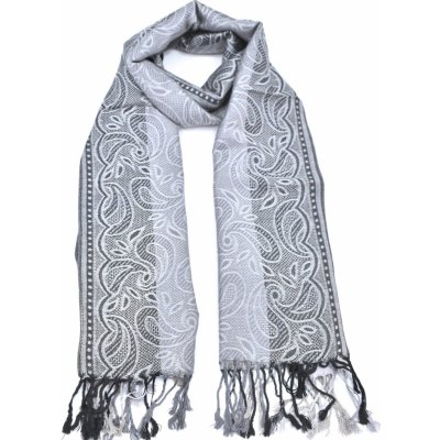 Dámský šátek šedá – Zboží Mobilmania