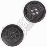 Knoflík Drops 816 matná černá 20mm – Zboží Dáma