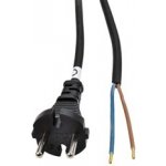 Solight Solight flexo šňůra, 2x 1mm2, gumová, černá, 5m, PF31 – Zboží Živě