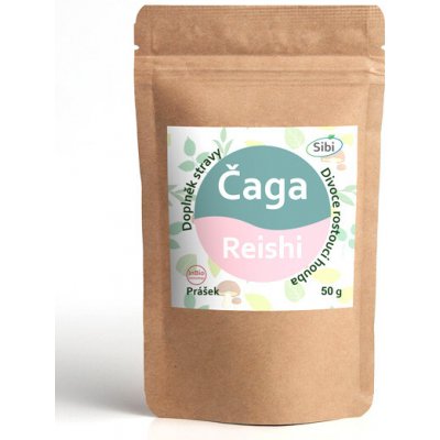 Sibi Čaga sibiřská a Reishi prášek 50 g – Hledejceny.cz