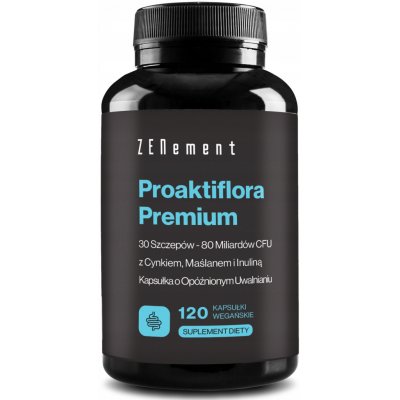 Zenement Prémiové Proactiflora 30 kmenů 80 miliard CFU 120 veganských kapslí – Hledejceny.cz
