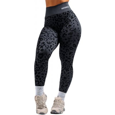 Nebbia Primal Push-Up Compression Leopard Leggings 849 black leopard – Zboží Dáma