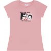 Dětské tričko WINKIKI dívčí tričko WTG 11967, starorůžová