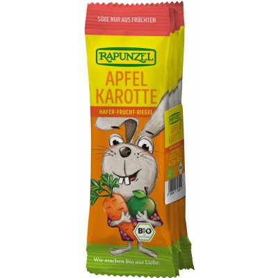 Rapunzel Dětská ovesná tyčinka jablko a mrkev BIO 4 x 23 g – Zboží Dáma