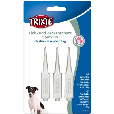 Trixie Spot-On proti blechám a klíšťatům pro psy 3 x 1,5 ml – Zbozi.Blesk.cz