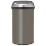 Brabantia Touch Bin 60L platinová 402463 – Zboží Dáma