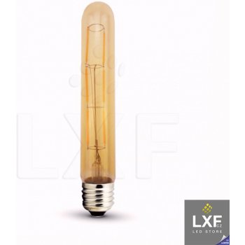 V-tac VT-2006 LED žárovka Crystal Gold E27, 7W, 230V, 600lm, 20 000h, 2200K teplá bílá, 300°, čirá