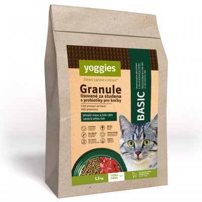 Yoggies Cat Basic 1,5 kg – Zboží Mobilmania