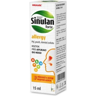 Walmark Sinulan Forte Allergy nosní sprej 15 ml – Zboží Dáma