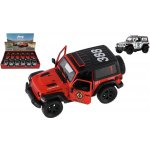 Kinsmart Teddies Auto Jeep Wrangler Policie 2018 kov/plast 12cm na zpětné nat. – Zboží Dáma