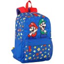 Curerůžová batoh Nintendo Mario And Luigi modrá