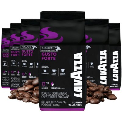Lavazza Expert Gusto Forte 6 x 1 kg – Zbozi.Blesk.cz