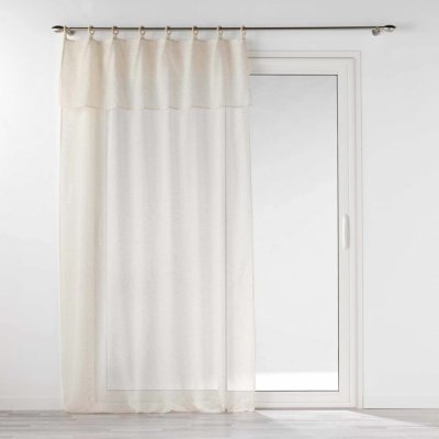 Douceur d'intérieur Záslona s volánem NORINE, 140 x 240 cm béžová – Hledejceny.cz