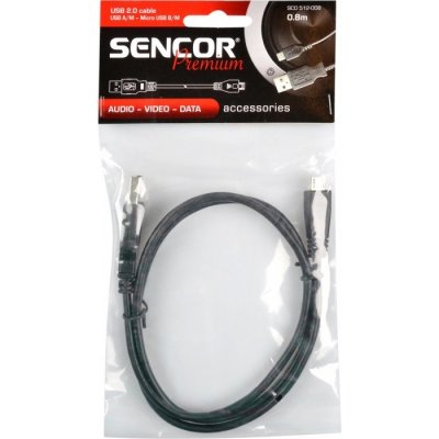 Sencor SCO 512-008 USB A/M-Micro B – Hledejceny.cz