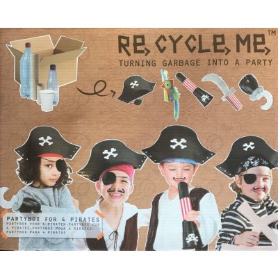 Re-cycle-me Fun2 Give Party box Piráti – Hledejceny.cz