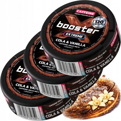 Energetické sáčky X-BOOSTER BUBBLE GUM 40 mg, energetika bez cukru – Hledejceny.cz