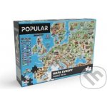 Popular Mapa Evropy 160 dílků – Zboží Dáma