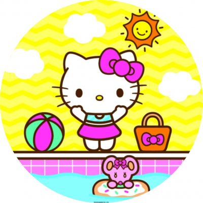 Jedlý papír HELLO KITTY – motiv 17 ● Určení: Obrázek na dort – Hledejceny.cz