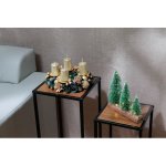 MagicHome Vánoce, adventní, zeleno-modro-zlatý, 25 cm – Hledejceny.cz