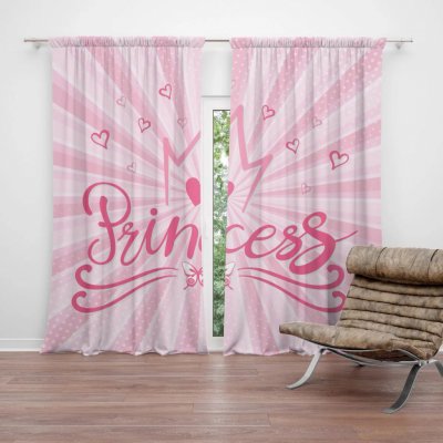 Závěsy Princess: 2 ks - 140x250 cm - Sablio – Hledejceny.cz