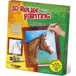 MIRAGE HOBBY Kreativní sada 3D malování Relief Painting: Holštýnský kůň