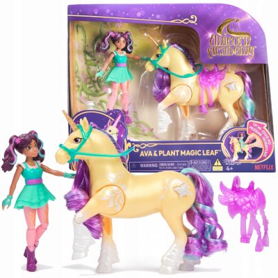 Spin Master Unicorn Academy Ava & jednorožec Leaf měnící barvy – Zboží Dáma