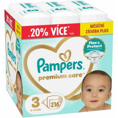 Pampers Premium Care 3 216 ks – Zboží Dáma