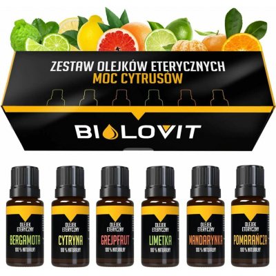 Bilovit vonný olej Síla citrusů 6 x 10 ml – Hledejceny.cz