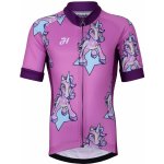 Holokolo s krátkým rukávem UNICORNS růžová/vícebarevná – Zboží Dáma