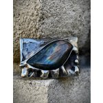 Katyba brož Autorský cínovaný Dendritický opál 00400 – Hledejceny.cz