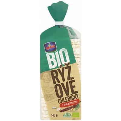 Racio Rýžové chlebíčky s amaranthem Bio 140 g – Zbozi.Blesk.cz