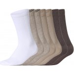 Esmara dámské ponožky s BIO bavlnou 7 párů béžová/bílá/hnědá – Zboží Dáma