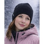 Dámská zimní čepice fleece černá – Zboží Mobilmania