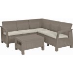 Keter Corfu Relax Set zahradní, cappuccino/béžová 17202123 – Hledejceny.cz