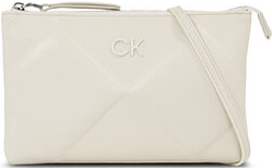 Calvin Klein kabelka Re-Lock Quilt crossbody K60K611042 Dk Ecru PC4